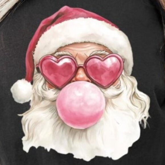 Christmas Gum Graphics T-shirt, Funny Christmas Gifts - Picture 2 of 4